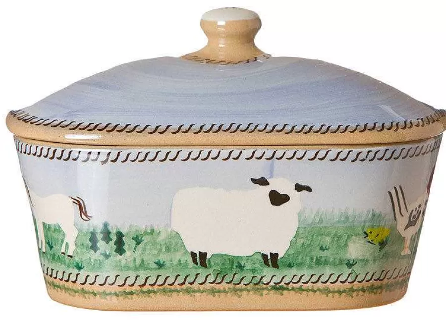 Tea Fanatic'S Gifts<Nicholas Mosse Covered Butterdish Assorted Animals