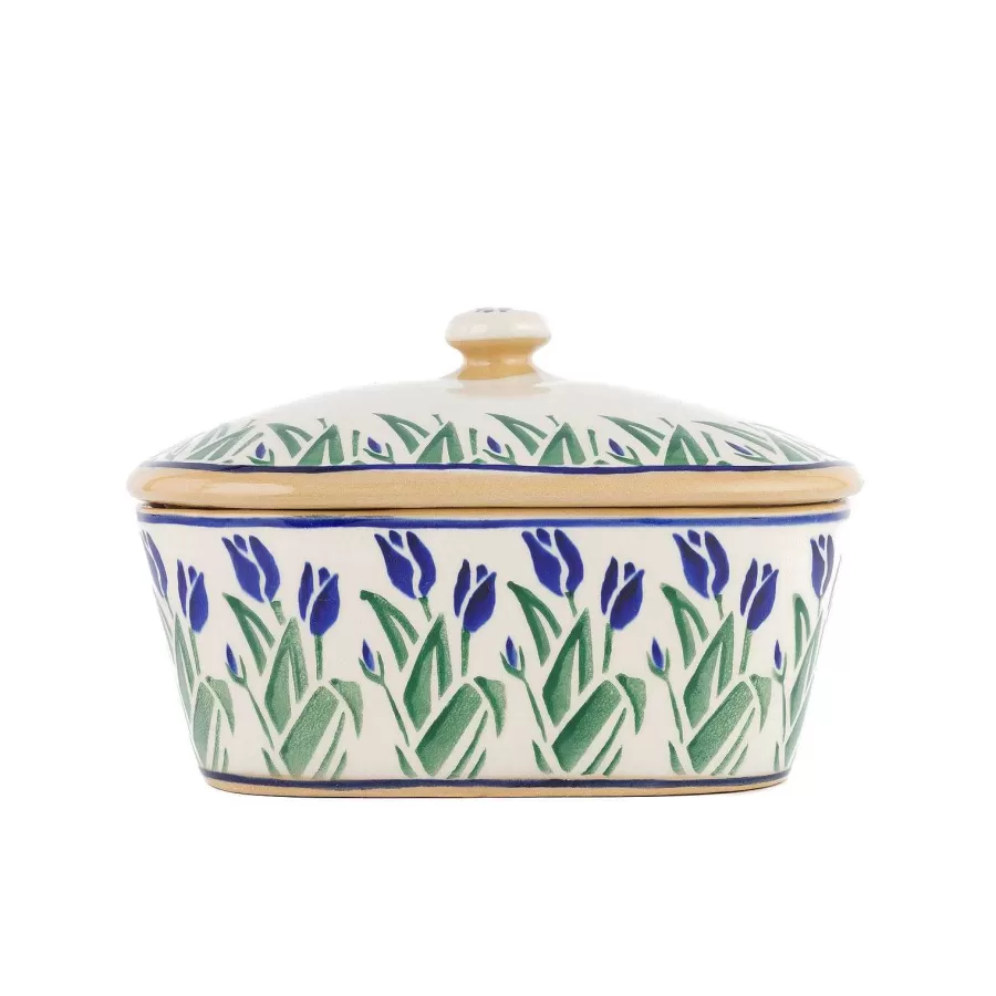 Tea Fanatic'S Gifts<Nicholas Mosse Covered Butterdish Blue Blooms