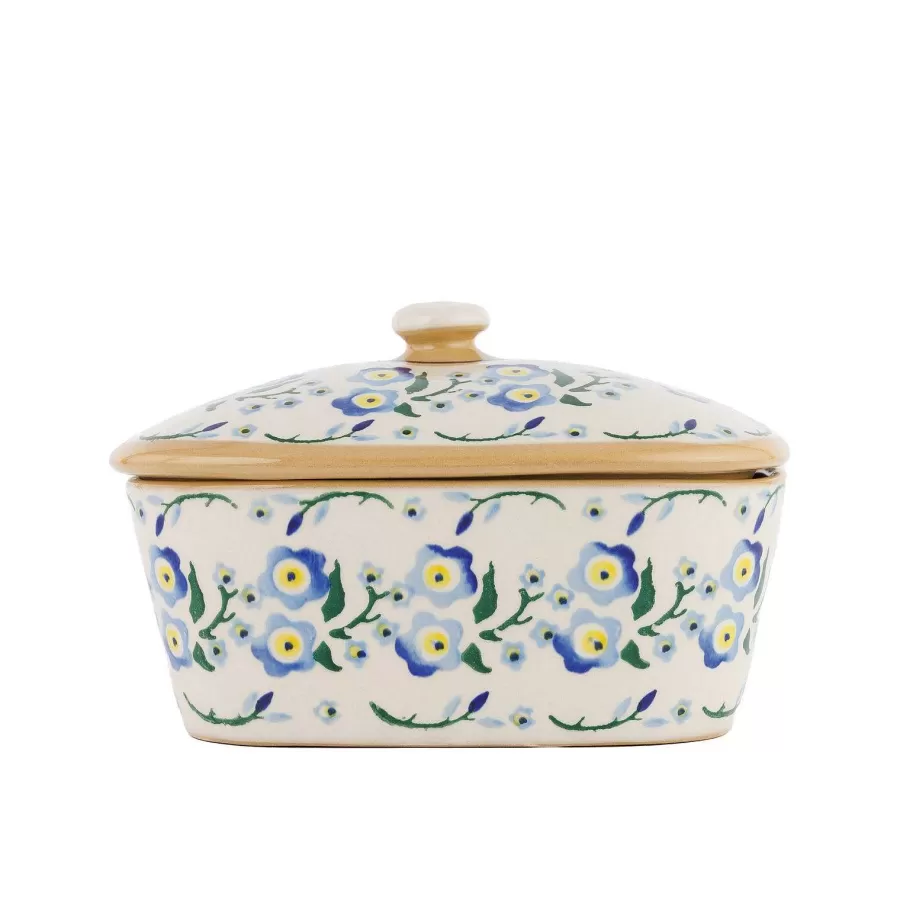 Serving Accessories<Nicholas Mosse Covered Butterdish Forget Me Not