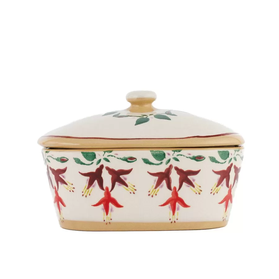 Serving Accessories<Nicholas Mosse Covered Butterdish Fuchsia
