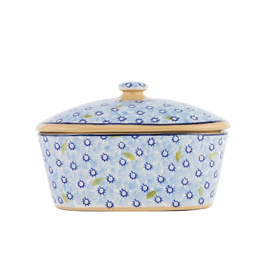Serving Accessories<Nicholas Mosse Covered Butterdish Lawn Light Blue