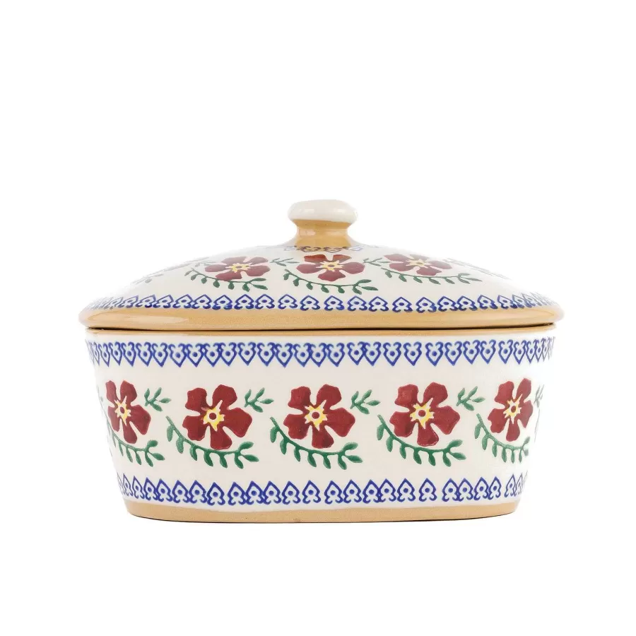 Tea Fanatic'S Gifts<Nicholas Mosse Covered Butterdish Old Rose
