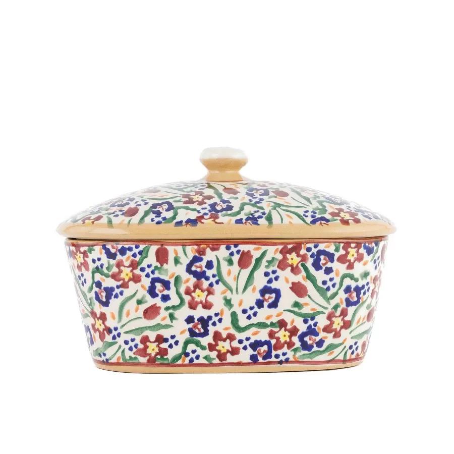 Serving Accessories<Nicholas Mosse Covered Butterdish Wild Flower Meadow