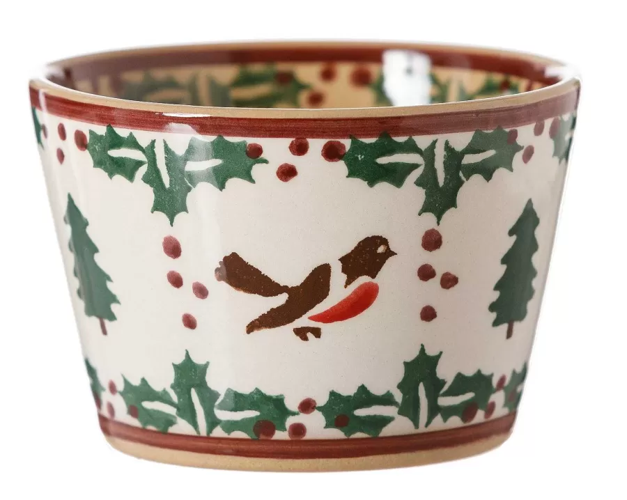 Oven Friendly Dishes<Nicholas Mosse Custard Cup Winter Robin