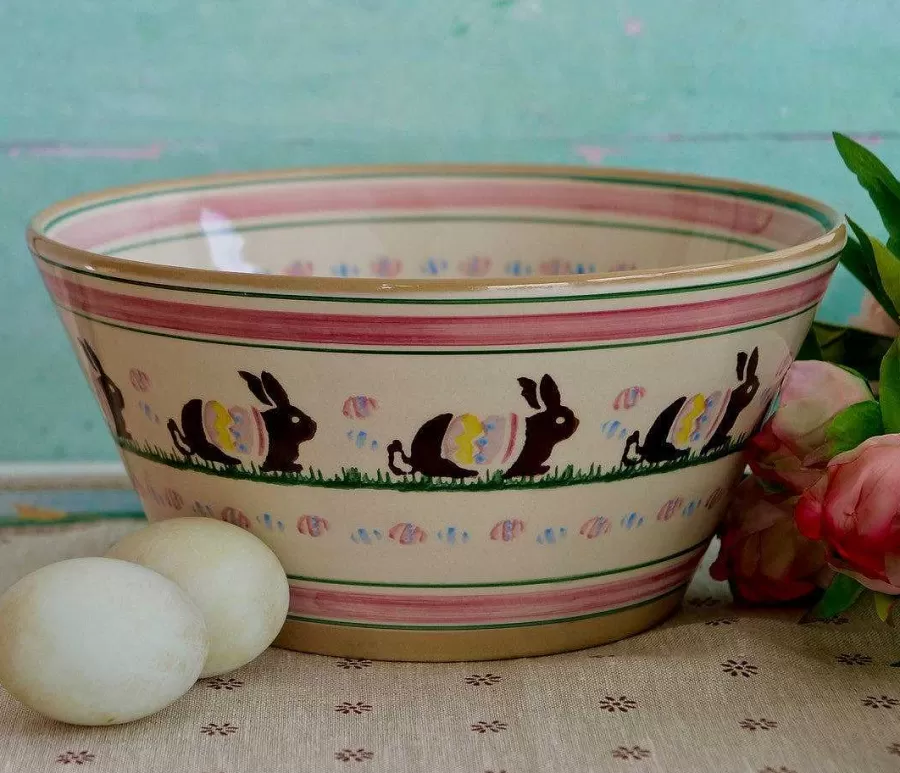 House Warming Gifts<Nicholas Mosse Large Angled Bowl Easter Bunny 2022