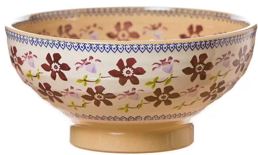 House Warming Gifts<Nicholas Mosse Large Bowl Clematis