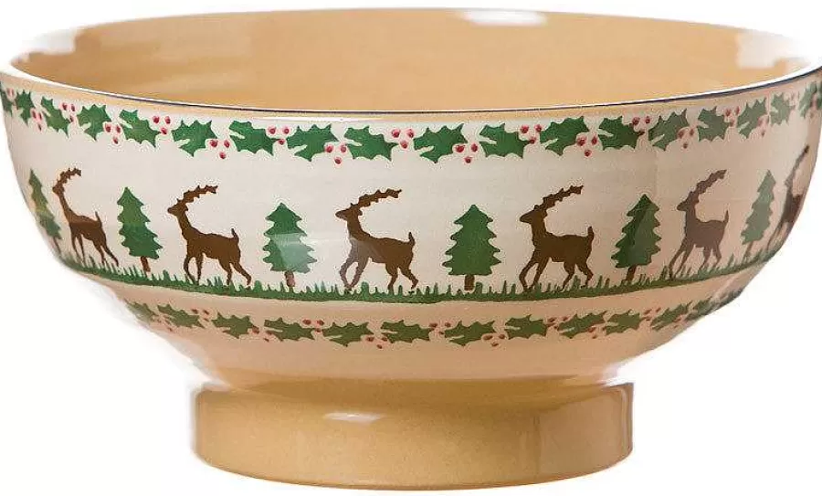 House Warming Gifts<Nicholas Mosse Large Bowl Reindeer