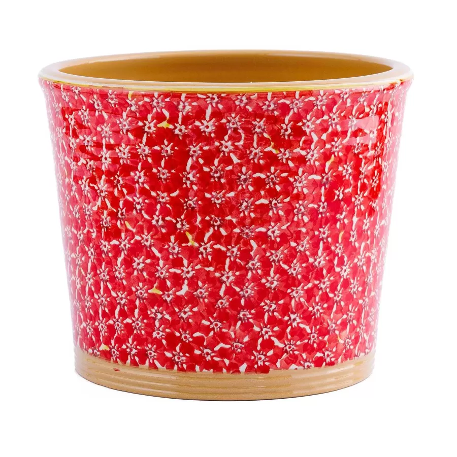 House Warming Gifts<Nicholas Mosse Large Cache Pot Indoor Lawn Red