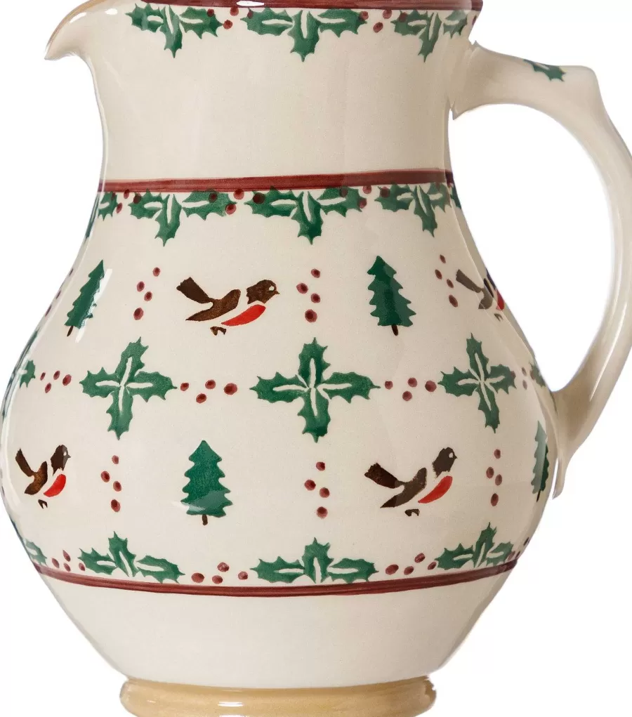 House Warming Gifts<Nicholas Mosse Large Jug Winter Robin