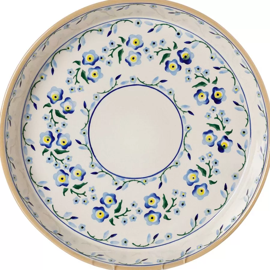 Oven Friendly Dishes<Nicholas Mosse Large Quiche Dish Forget Me Not