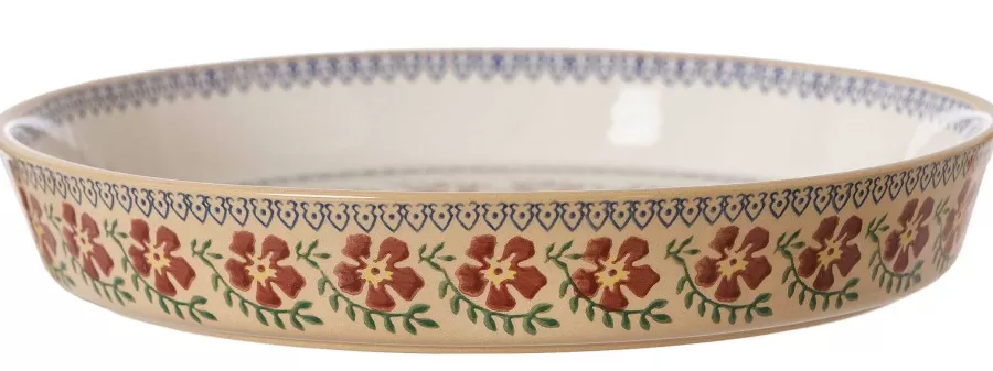 Oven Friendly Dishes<Nicholas Mosse Large Quiche Dish Old Rose