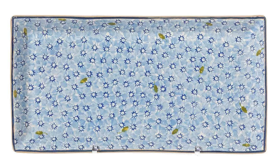 Plates<Nicholas Mosse Large Rectangle Plate Lawn Light Blue