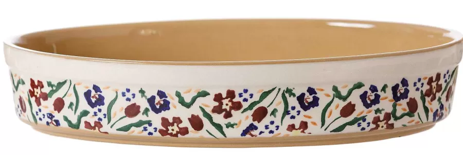 Food Lover'S Gifts<Nicholas Mosse Medium Oval Oven Dish Wild Flower Meadow