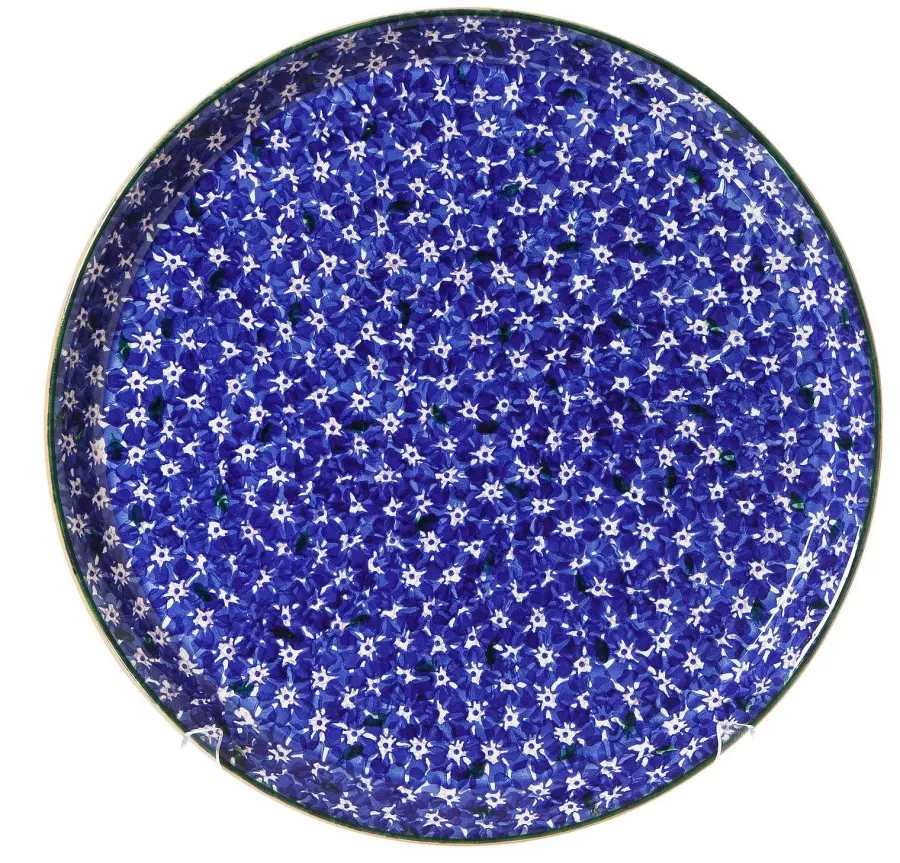 Serving<Nicholas Mosse Presentation Platter Lawn Dark Blue
