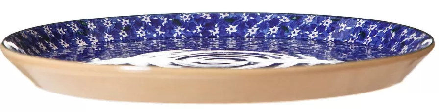 Serving<Nicholas Mosse Presentation Platter Lawn Dark Blue