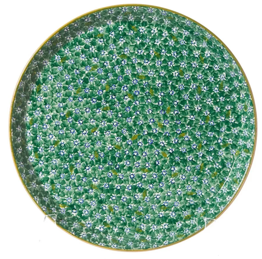 Serving<Nicholas Mosse Presentation Platter Lawn Green