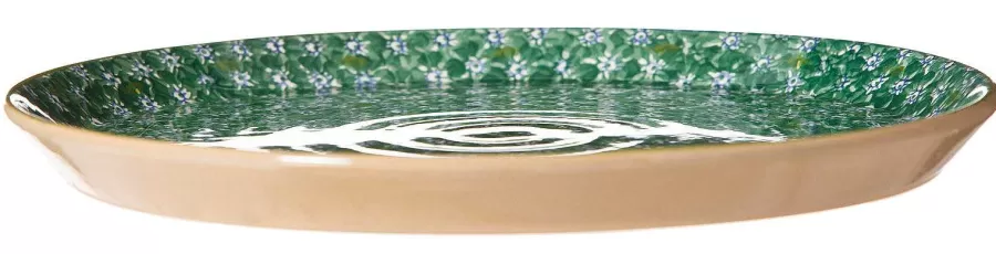 Serving<Nicholas Mosse Presentation Platter Lawn Green