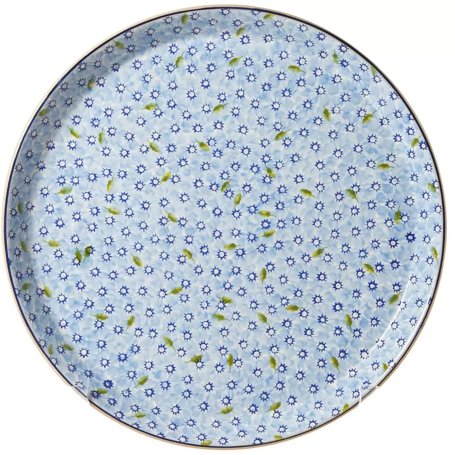 Serving<Nicholas Mosse Presentation Platter Lawn Light Blue