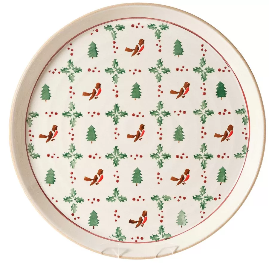 Serving<Nicholas Mosse Presentation Platter Winter Robin