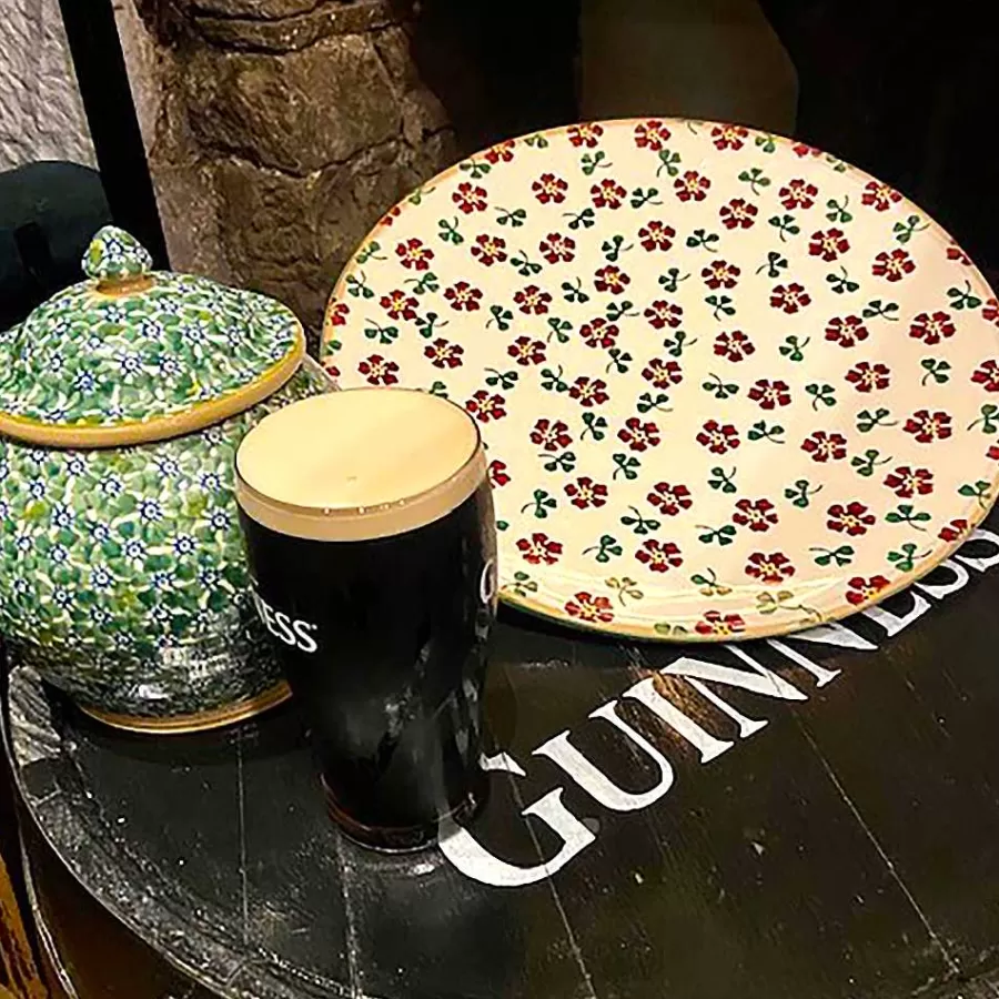House Warming Gifts<Nicholas Mosse Shallow Dish Irish Rose