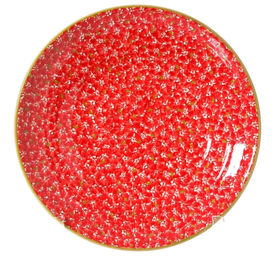 House Warming Gifts<Nicholas Mosse Shallow Dish Lawn Red
