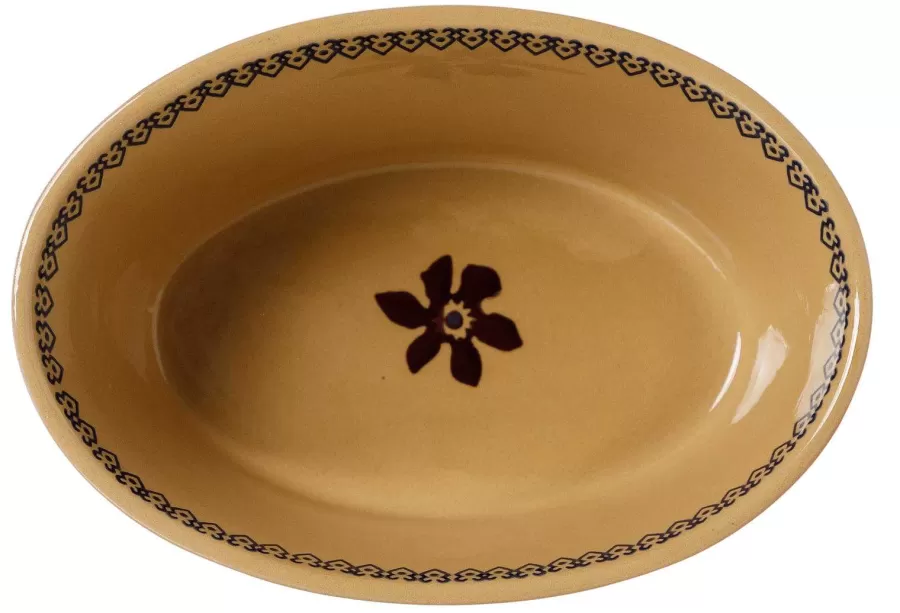 Oven Friendly Dishes<Nicholas Mosse Small Oval Pie Dish Clematis