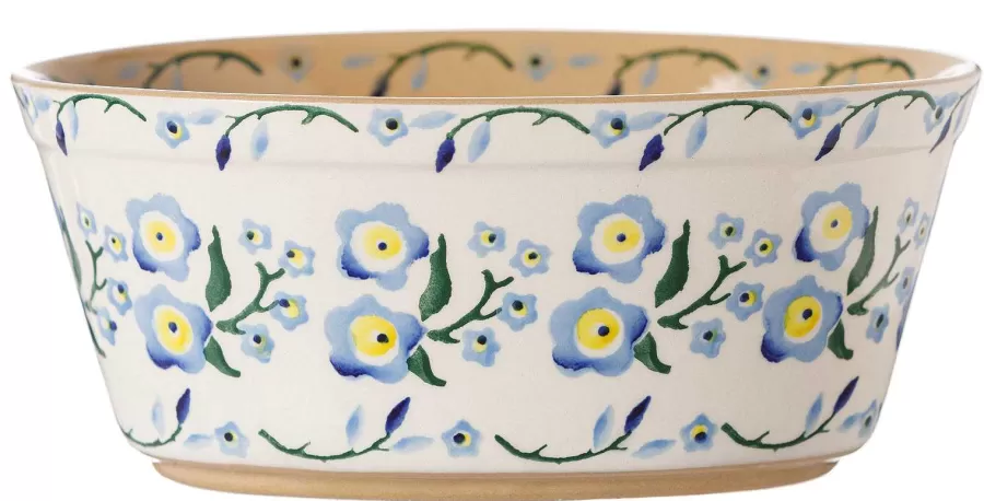 Food Lover'S Gifts<Nicholas Mosse Small Oval Pie Dish Forget Me Not