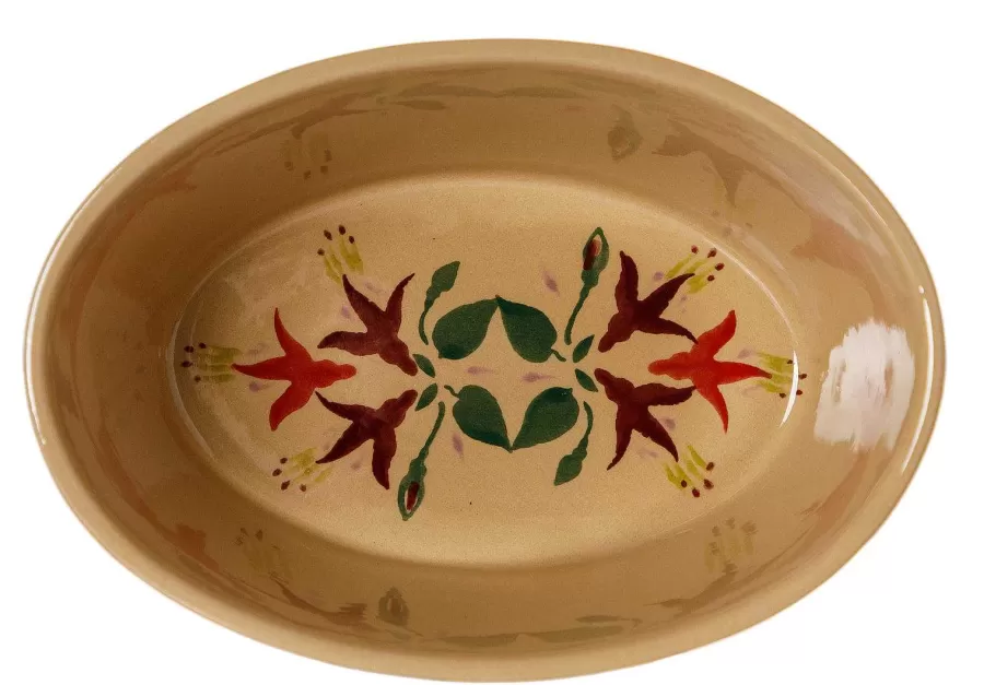 Oven Friendly Dishes<Nicholas Mosse Small Oval Pie Dish Fuchsia