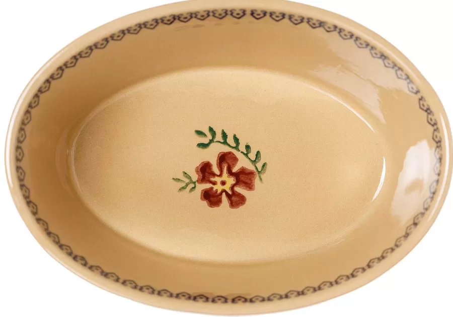 Oven Friendly Dishes<Nicholas Mosse Small Oval Pie Dish Old Rose