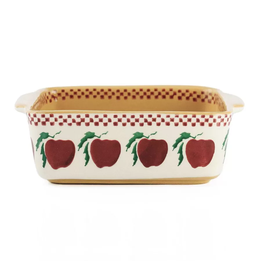 Oven Friendly Dishes<Nicholas Mosse Small Square Oven Dish Apple