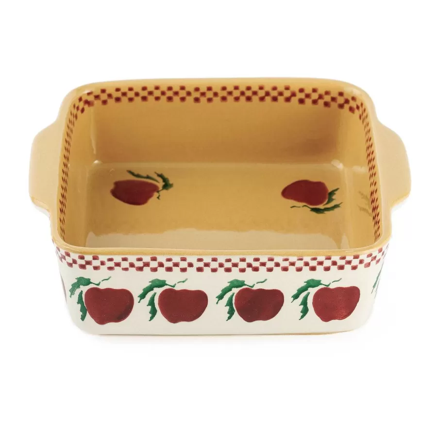 Oven Friendly Dishes<Nicholas Mosse Small Square Oven Dish Apple