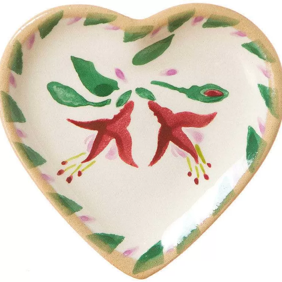 Plates<Nicholas Mosse Tiny Heart Plate Fuchsia