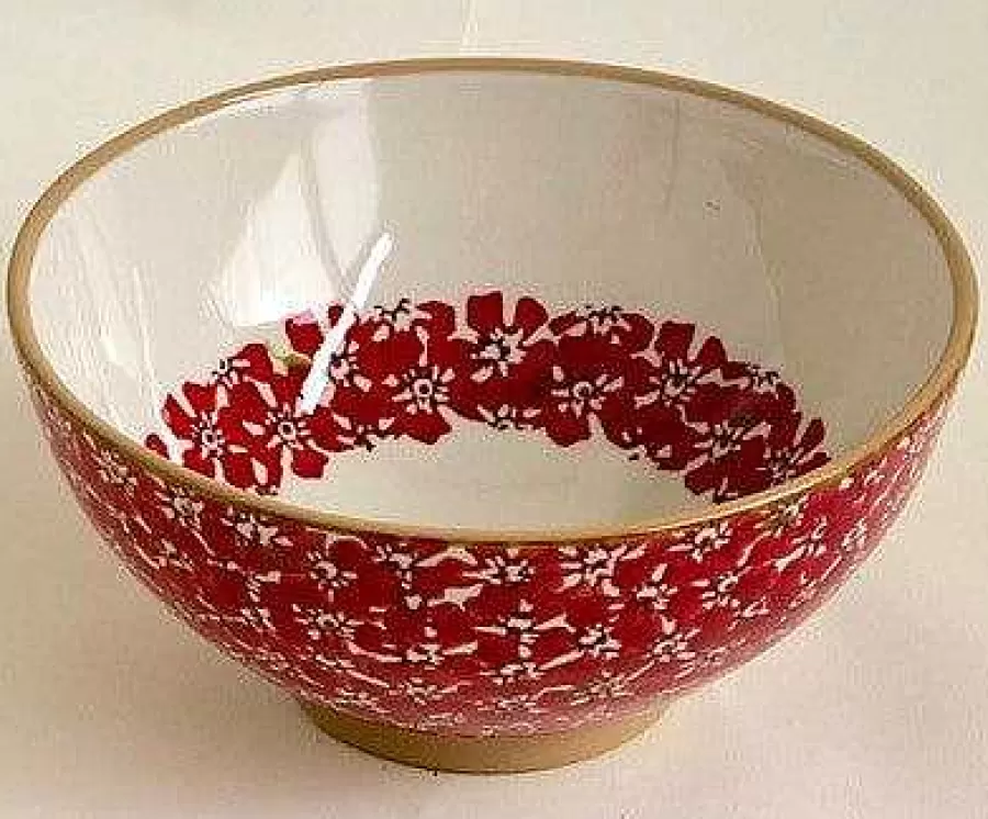 Bowls<Nicholas Mosse Vegetable Bowl Red Lawn