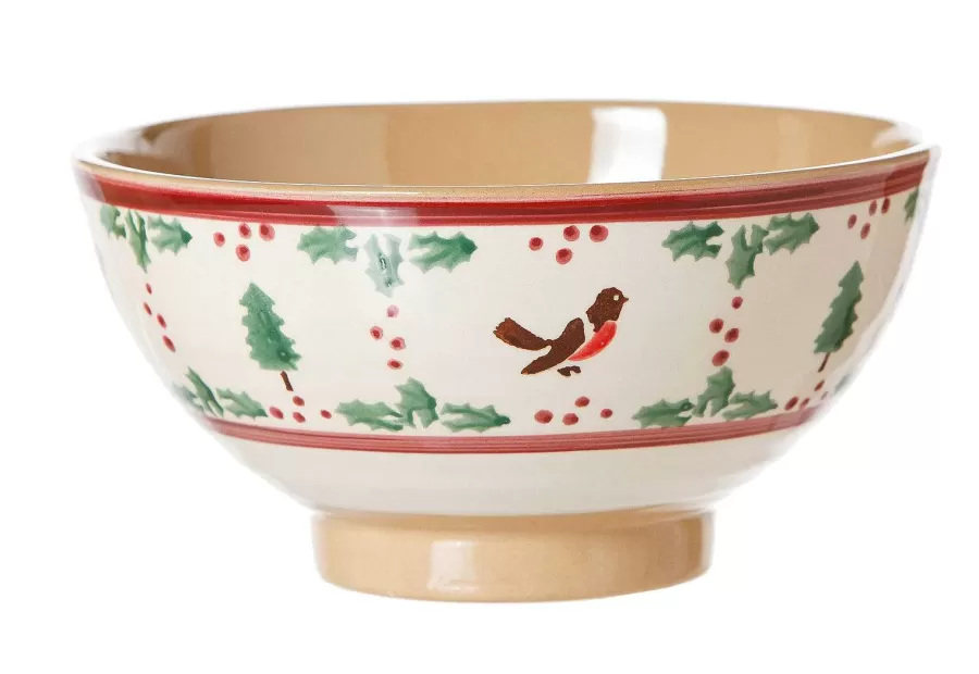 Bowls<Nicholas Mosse Vegetable Bowl Winter Robin